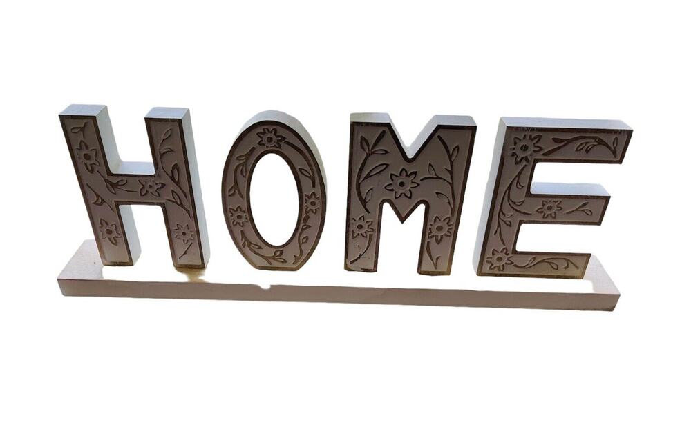 Farmhouse Decor Rustic Wood Home Sign Decor for Wall Cutout